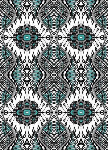 554622-复古 欧洲风 佩斯利涡旋纹 服装 