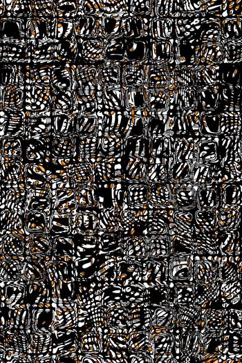 554631-复古变相圆点豹纹抽象格子组合女装衬