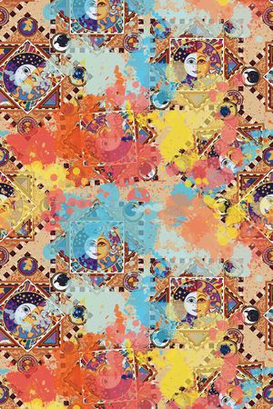 欧式宫廷印花华亿平台图片