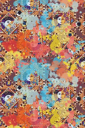 欧式宫廷印花华亿平台图片