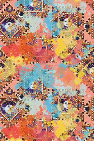 欧式宫廷印花华亿平台图片