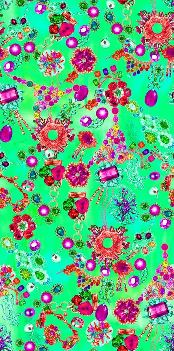 554678-珠光宝气银饰钻石珠宝女装匹布