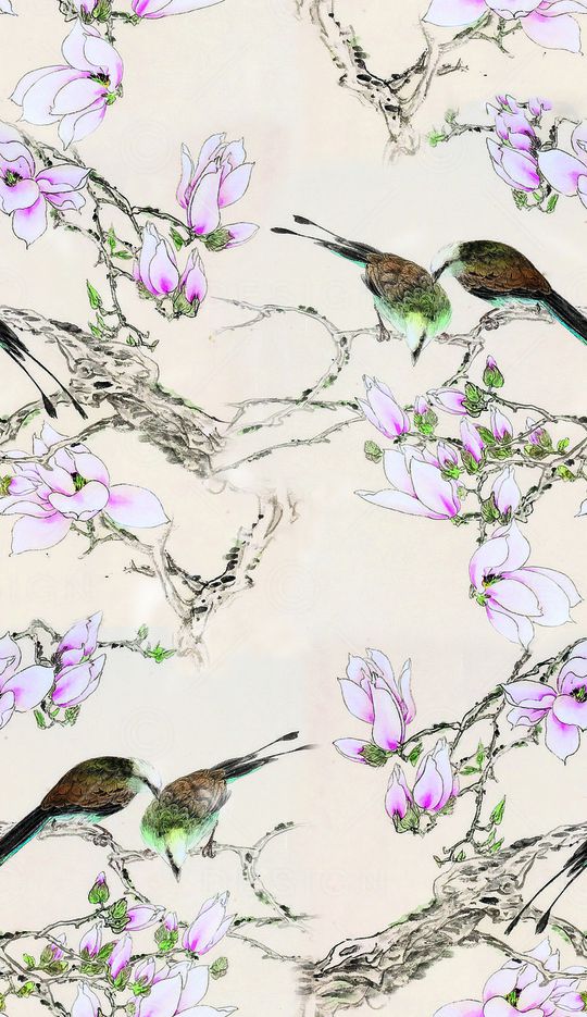 中国风印花华亿平台图片