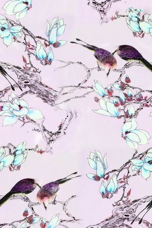 中国风印花华亿平台图片