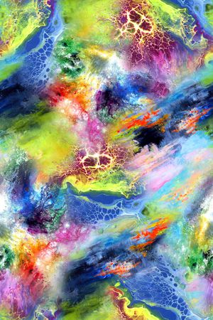 抽象印花华亿平台图片