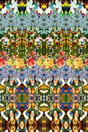 民族风印花华亿平台图片