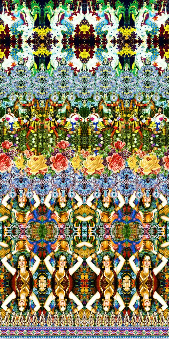 民族风印花华亿平台图片