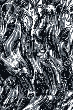 抽象男装图案印花华亿平台图片