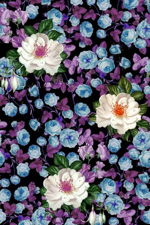 小碎花印花华亿平台图片