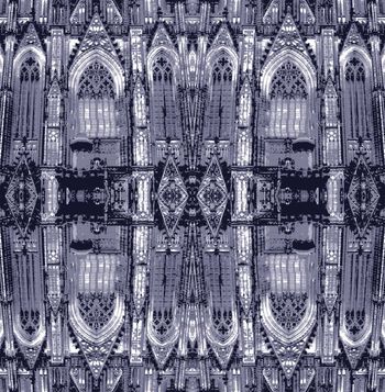554846-抽象教堂建筑纹理男装图案