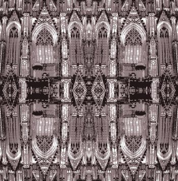 554847-抽象教堂建筑纹理男装图案