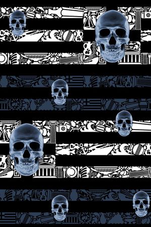 复古男装图案印花华亿平台图片