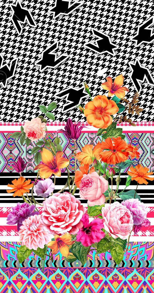 手绘印花华亿平台图片