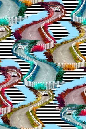 赛车印花华亿平台图片