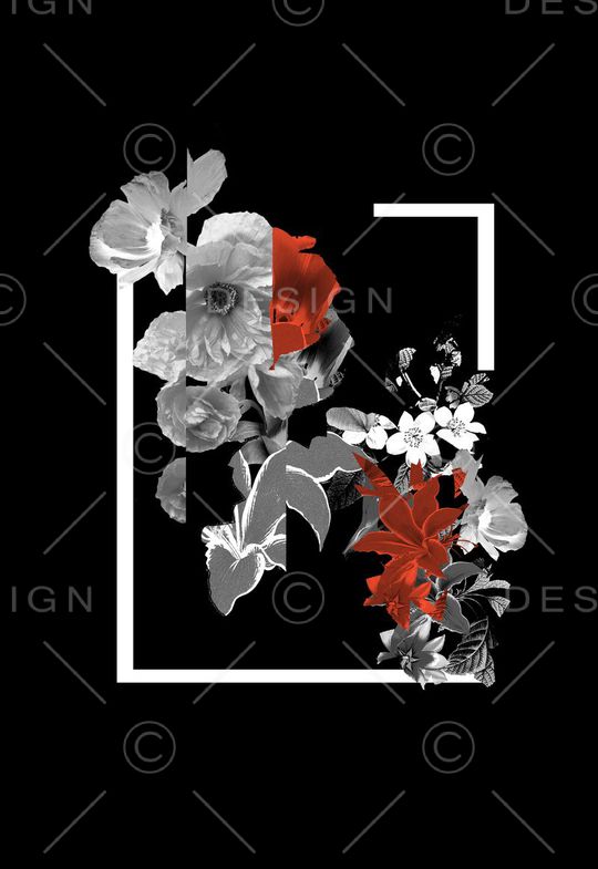 潮流时尚印花华亿平台图片