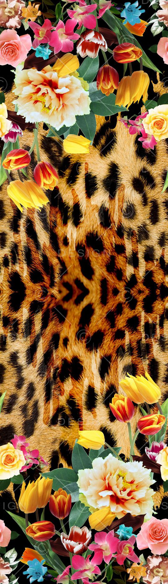 豹纹印花华亿平台图片