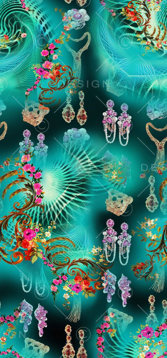 旋转花印花华亿平台图片