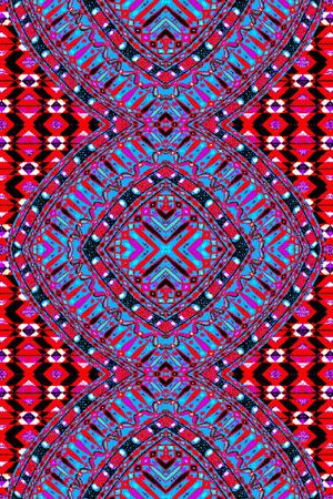 波米西亚印花华亿平台图片