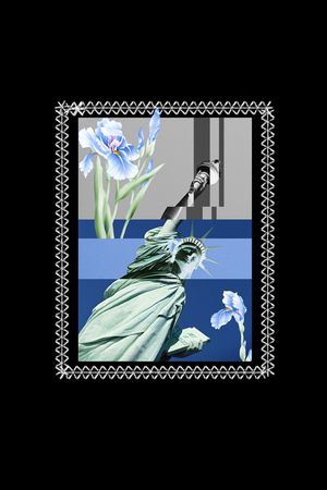 潮流时尚印花华亿平台图片