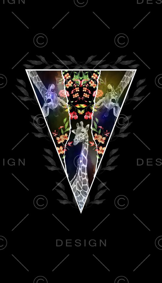 潮流时尚印花华亿平台图片