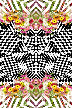 格子印花华亿平台图片