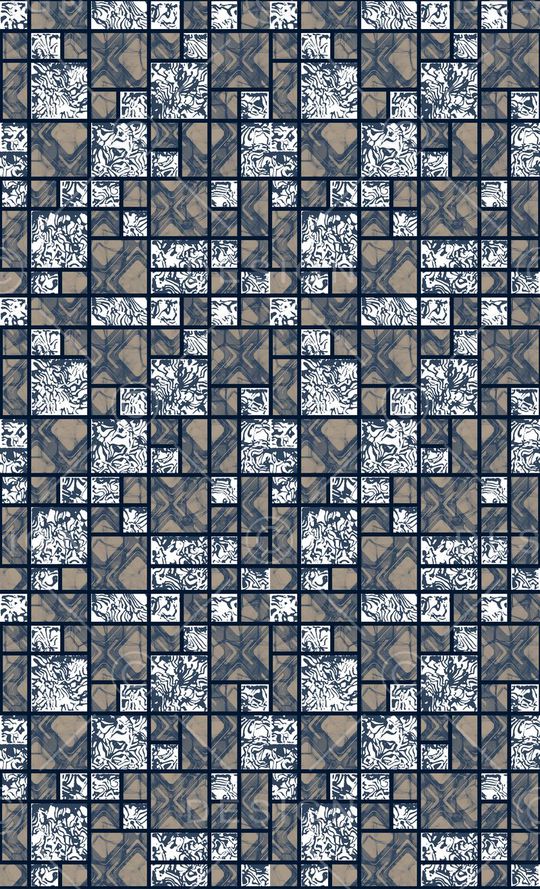 抽象男装图案印花华亿平台图片