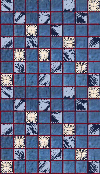 555435-抽象纹理格子男装图案