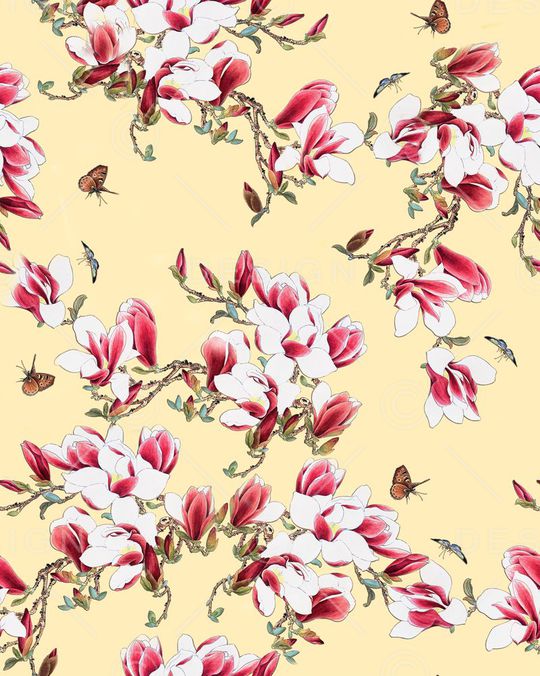 花开富贵印花华亿平台图片