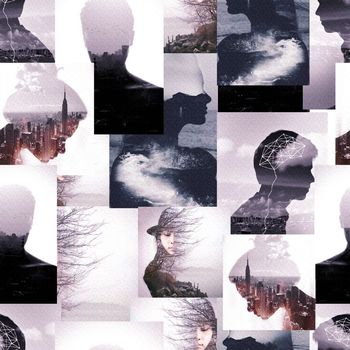 555499-时尚流行风景拼贴艺术抽象人物风景唯