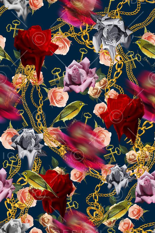 复古欧式 欧式宫廷风印花华亿平台图片