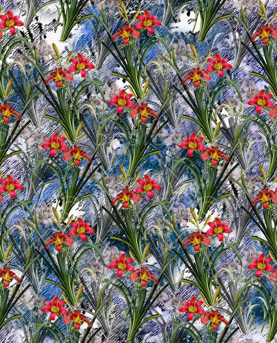 复古印花华亿平台图片