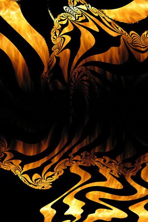 抽象男装图案印花华亿平台图片