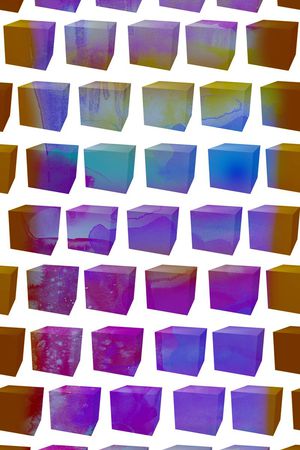 几何印花华亿平台图片