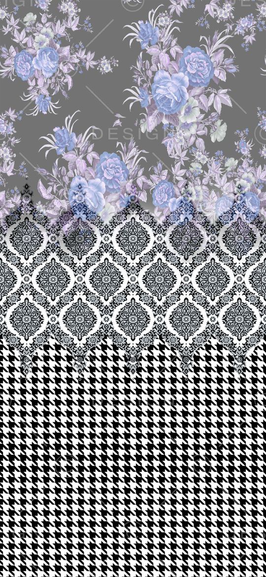 千鸟纹印花华亿平台图片