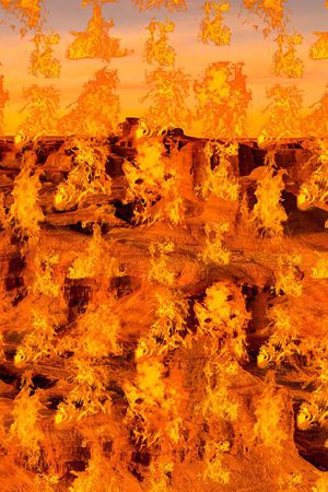 霸气火焰印花华亿平台图片