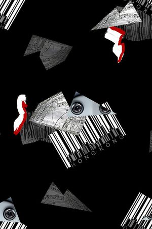 时尚潮流男装印花华亿平台图片