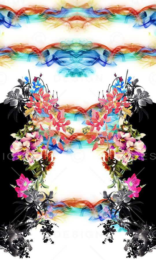 写意时尚印花华亿平台图片