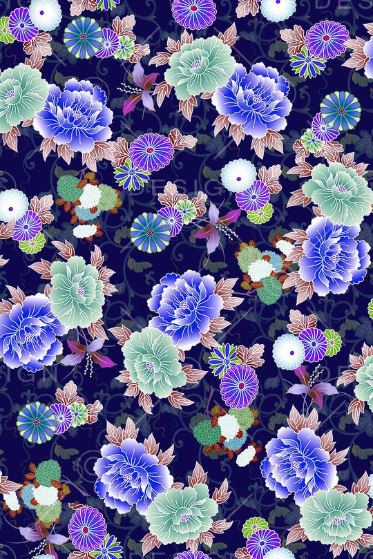 中东风格印花华亿平台图片