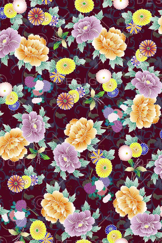 中东风格印花华亿平台图片