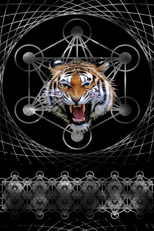 抽象男装图案印花华亿平台图片