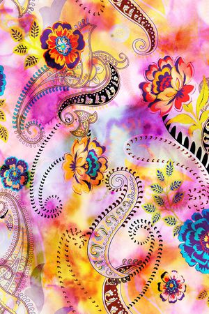 扎染印花华亿平台图片