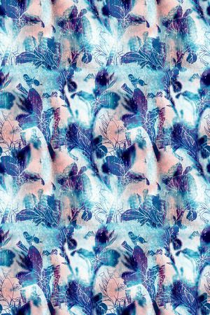 复古花卉印花华亿平台图片