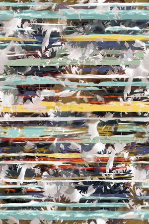 条纹印花华亿平台图片