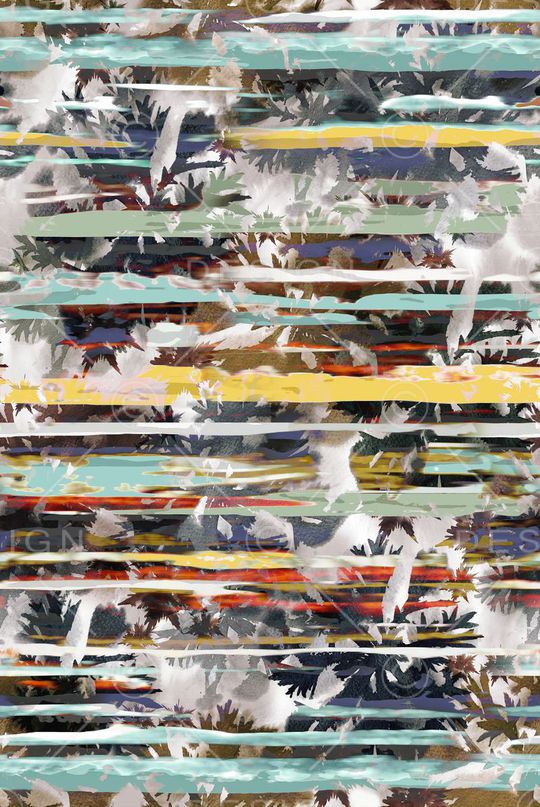 条纹印花华亿平台图片