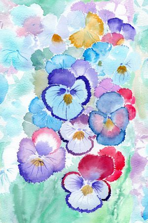 手绘印花华亿平台图片