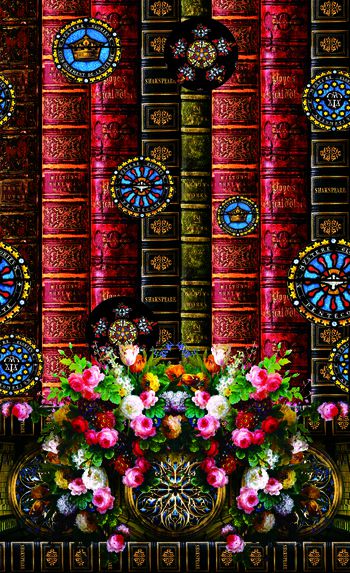 手绘花印花华亿平台图片