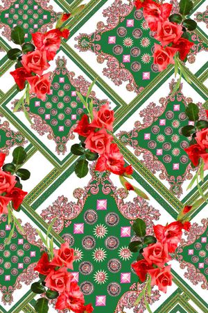 民族风印花华亿平台图片