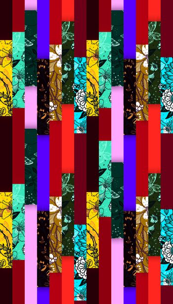 条纹印花华亿平台图片