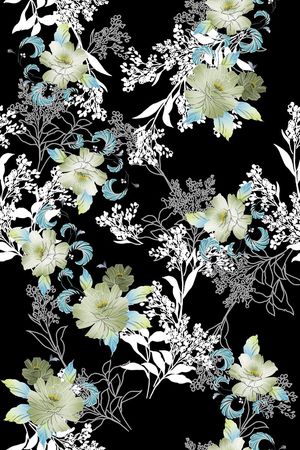 平面大气时尚女装印花华亿平台图片