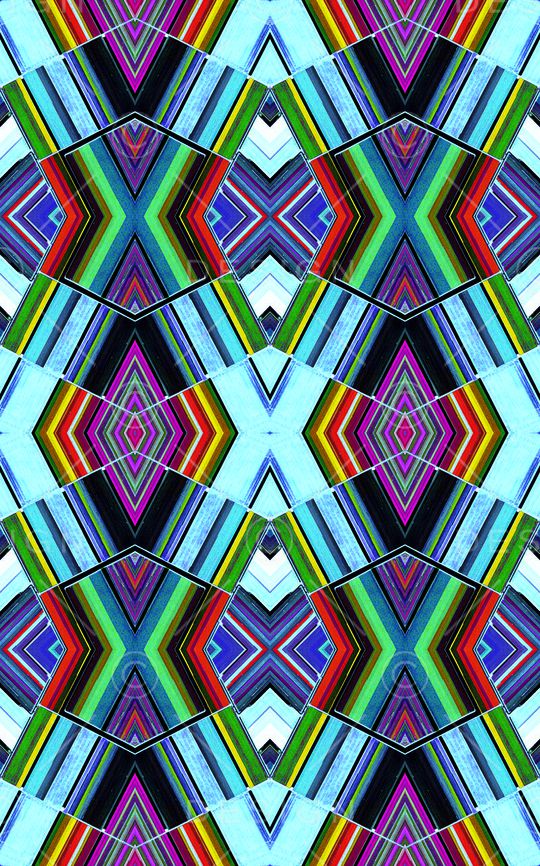 几何印花华亿平台图片